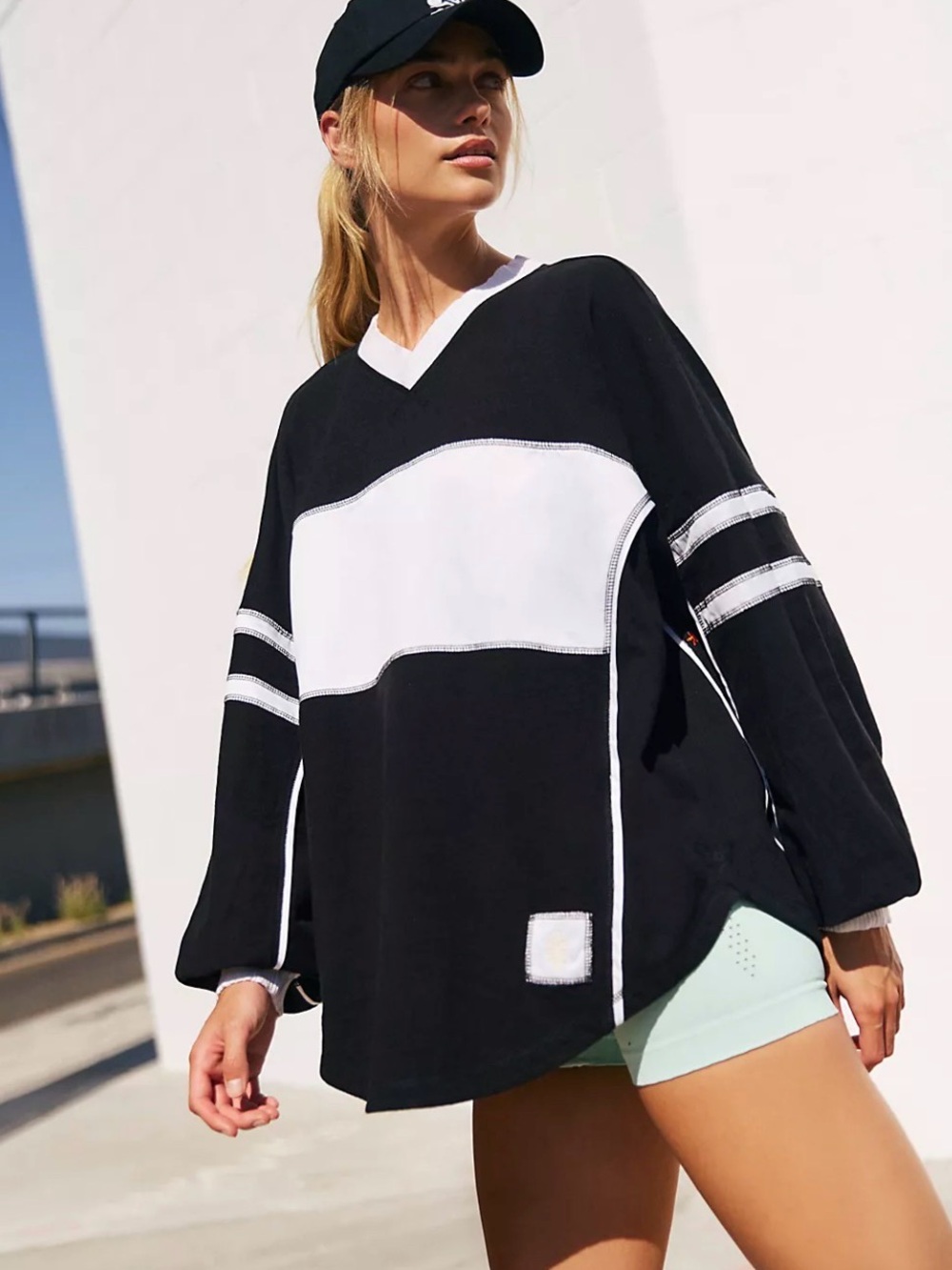 Free People Rugby pull over